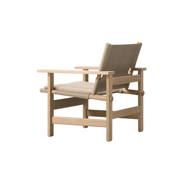 The Canvas chair inkl pute, s&aring;pebehandlet eik/kanvas, Fredericia Furniture