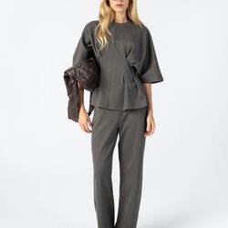 Jersey pants - Sille fit, moss green, Coster Copenhagen