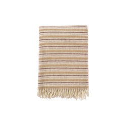 Frida pledd, sand, Klippan Yllefabrik