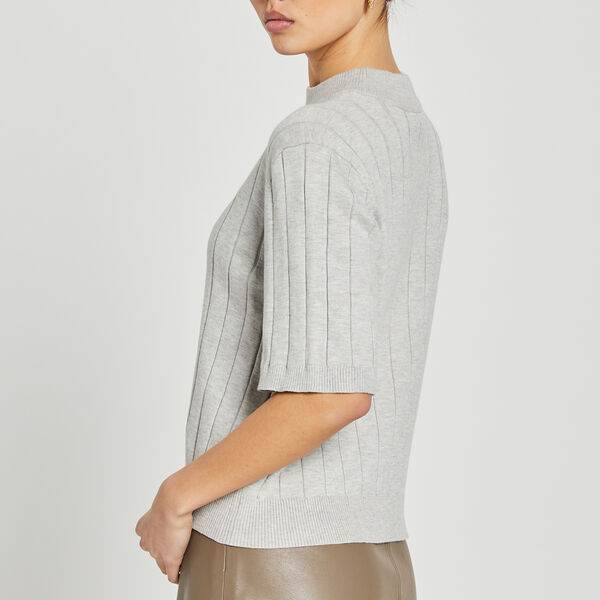 AnemoneBBGlady Knit, grey melange, Bruuns Bazaar