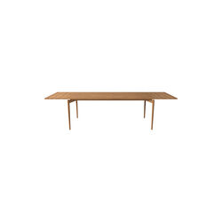 PURE Dining Table L190 incl. 2 Extension Leaves, natural oiled oak, Bruunmunch Furniture