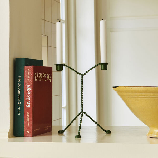 Wire lysestake, green, HAY