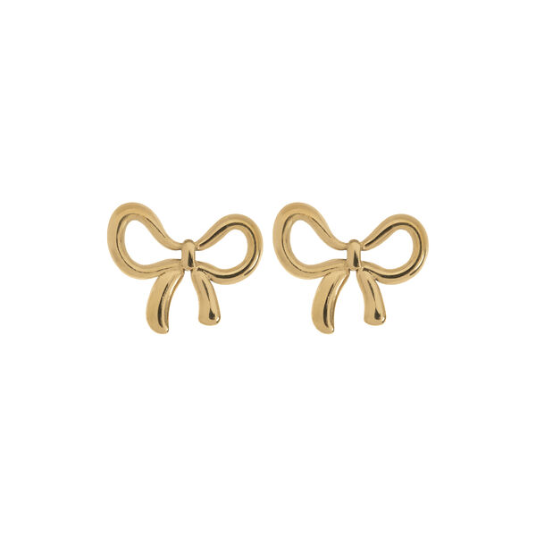 Juliette - Bow Stud &oslash;reringer, gull, timi of Sweden