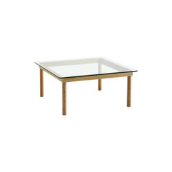 Kofi salongbord, eik/klart glass, HAY