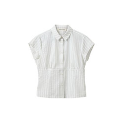LILYANSW STRIPED SLIM FIT SHIRT, 0154 off white / black stripe, Sofie Schnoor