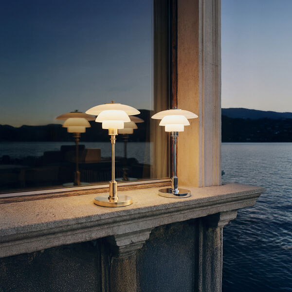 PH 1/1 Portable Lampe, high lustre chrome plated, Louis Poulsen