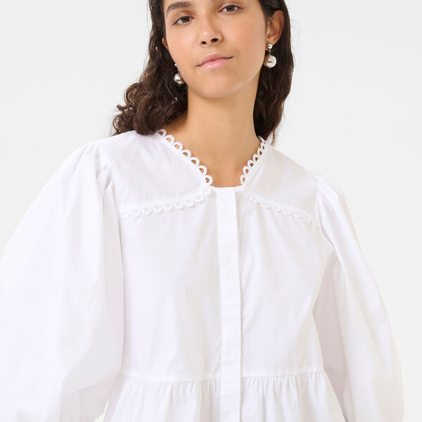 KBAnnabelle Nette Blouse, white, Karen by Simonsen