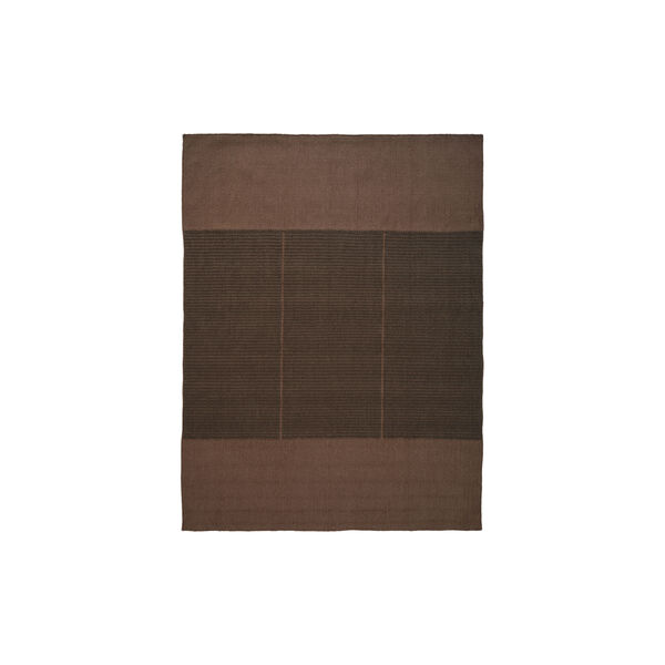 Poetic Grid gulvteppe, umber, Linie Design