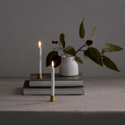 Mini kjegleformet lysestake 2-pakk, brass, Uyuni Lighting