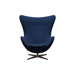 Egg&trade; 3316 loungestol, Christianshavn 1153 blue uni/brown bronze, Fritz Hansen