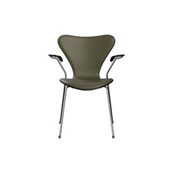 Serie 7&trade; 3207 polstret stol, Essential moss green, Fritz Hansen