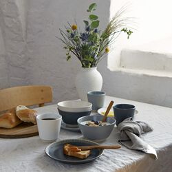 Colorit asjett &Oslash; 19 cm, grey, Knabstrup Keramik