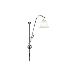 Bestlite BL5 vegglampe, benporselen/krom, GUBI