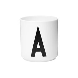 Arne Jacobsen porselenskopp, A, Design Letters