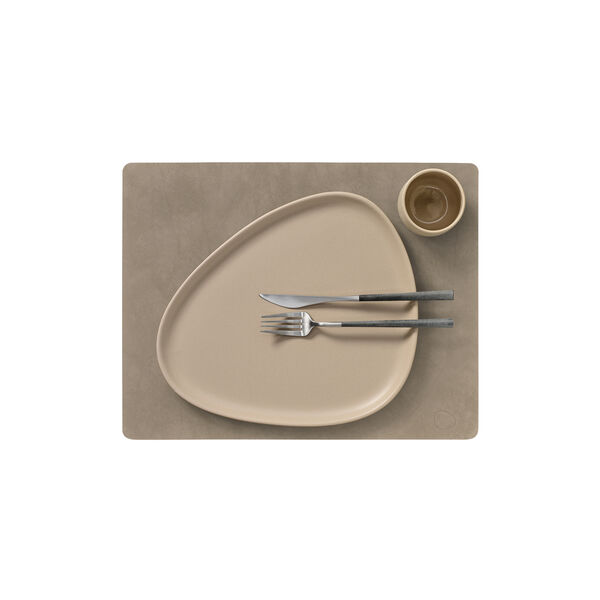 Nupo dekkebrikke Square L, nomad grey, LIND DNA