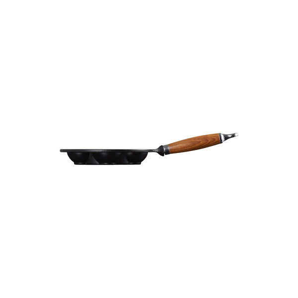 Munkepanne med treh&aring;ndtak 20 cm, matte black, Le Creuset