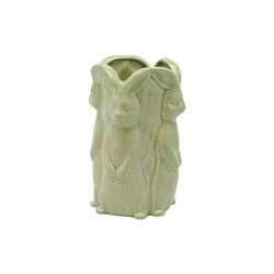 Vase P&aring;skehare, green, EDG