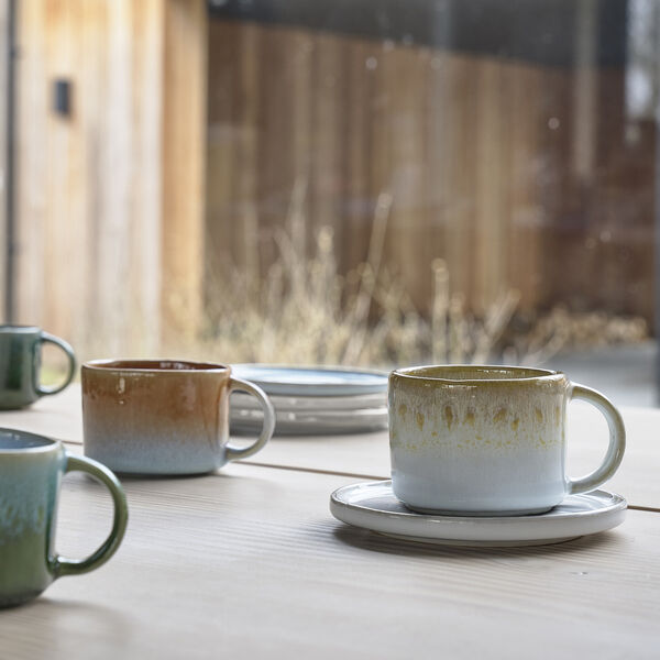 Styles espressokopp 2 stk., krem/sand, Villa Collection