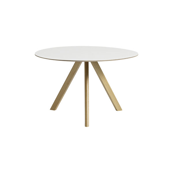 CPH20 spisebord, clear lacquer oak/white, HAY
