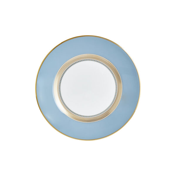 HELIA Plate, hvit og turkis/gull, Wedgwood