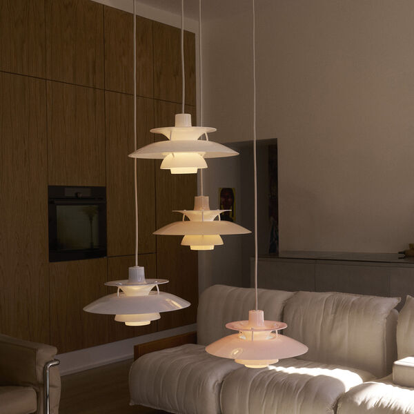 PH 5 320 Opal pendel, opal white, Louis Poulsen