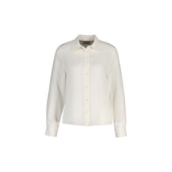 Reg Classic Silk Blouse, eggshell, Gant