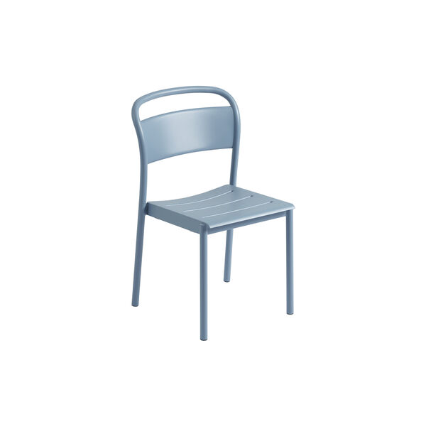 Linear Steel Side Chair, pale blue, Muuto