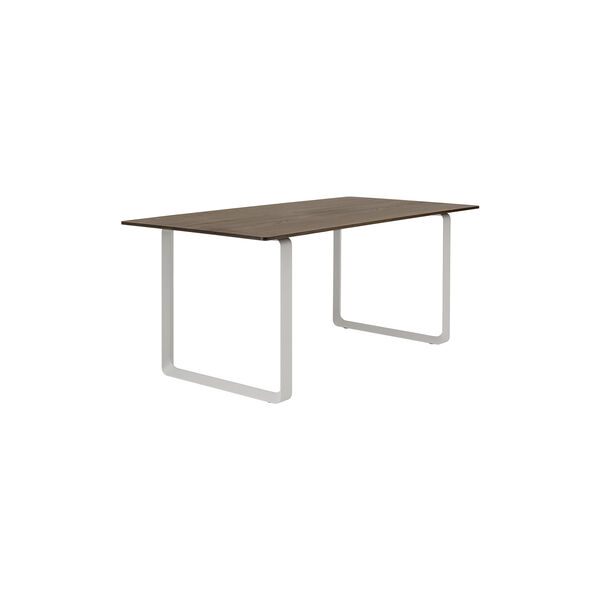 70/70 Table, solid smoked oak/grey, Muuto