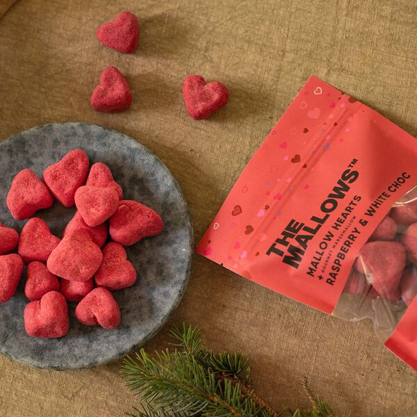 Mallow Hearts Raspberry, The Mallows