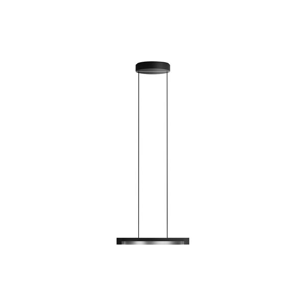 INLAY S2 DISC Pendant, matt black/satin silver, LIGHT-POINT