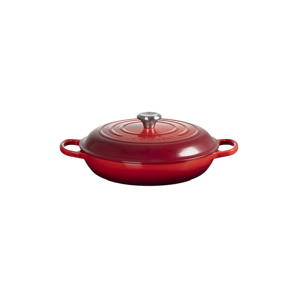 Signature st&oslash;pejern buffetgryte 30 cm, cerise, Le Creuset
