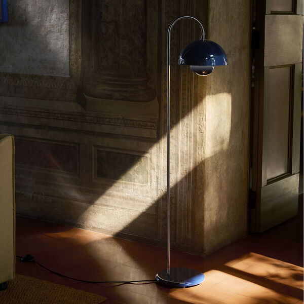 Flowerpot VP12 | Steel Blue | Gulvlampe, &Tradition