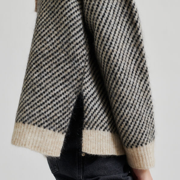 Capella strikket t-ringet hals, brazilian sand, Second Female