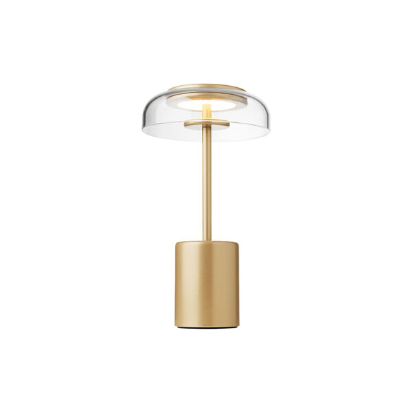 Blossi Mini Portable Table Lamp, nordic gold, Nuura