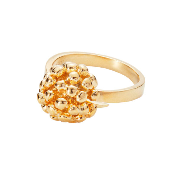 Dild ring, gullbelagt, Flora Danica Jewellery