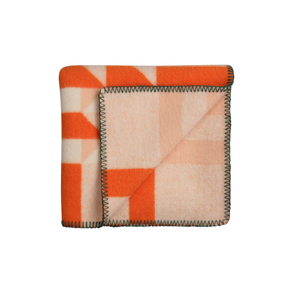 Kvam Halvpledd, Orange, R&oslash;ros Tweed