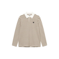WWLandon Poloshirt, desert palm stripe, Wood Wood