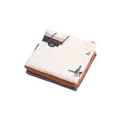 Busy Builders Muslins, Sebra