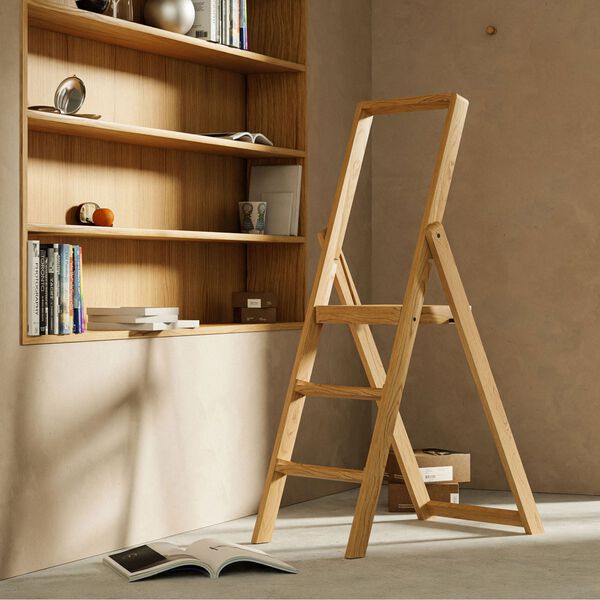 Step Ladder, oak, Design House Stockholm