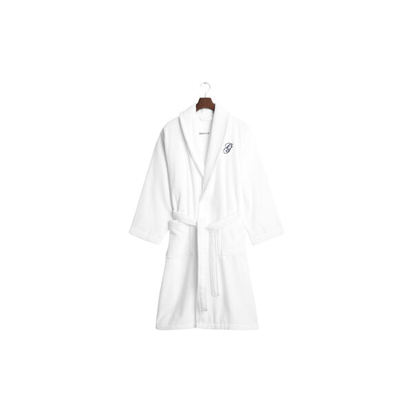 Embroidery badekåpe, white, Gant