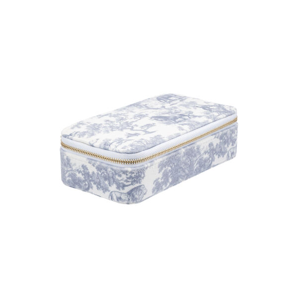 Velvet Jewellery Box, country blue savannah pattern, DARK department