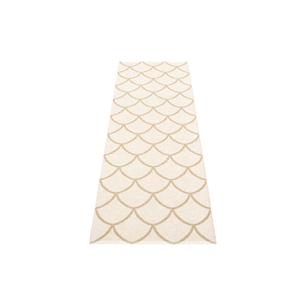 Kotte gulvl&oslash;per, sand/vanilla, Pappelina