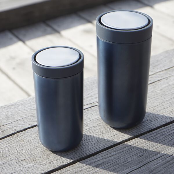 To Go Click termokopp 0,4 L, dark blue metallic, Stelton