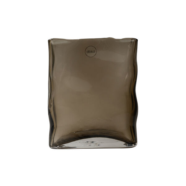 Meadow glass vase small, brown, DBKD