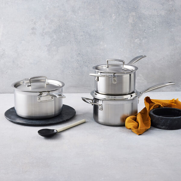 3-PLY grytesett 3 deler, Le Creuset