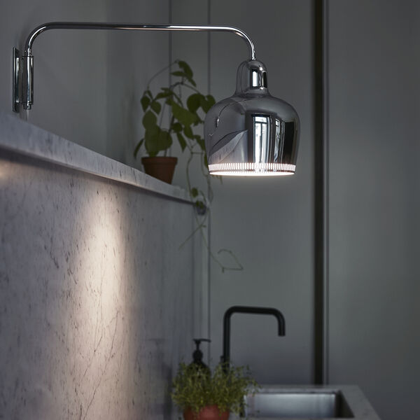 Wall Light A330S Golden Bell, chrome, Artek