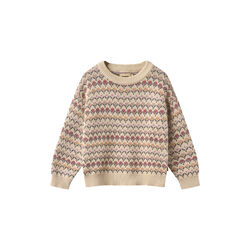 Jacquard Pullover Harlow, 3191 offwhite, Wheat