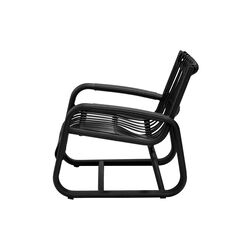 Curve Outdoor loungestol, lava grey, Cane-line