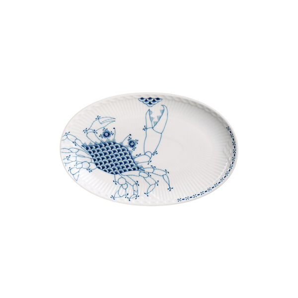 Royal Creatures oval tallerken 23,5 cm, krabbe Royal Creatures oval tallerken 23,5 cm, krabbe, Royal Copenhagen