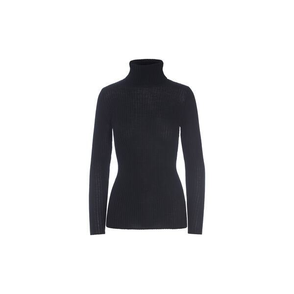New Wool Turtleneck Pullover, black, BITTE KAI RAND